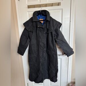 Morrisons Australia Trail Low Rider Oilskin Oilcloth Waterproof Duster Long Coat